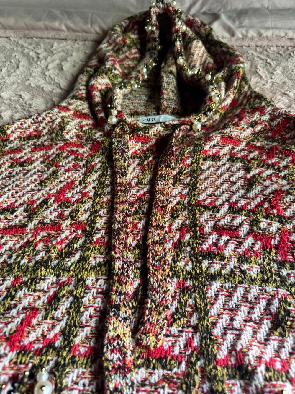 Zara multicolor bouclé